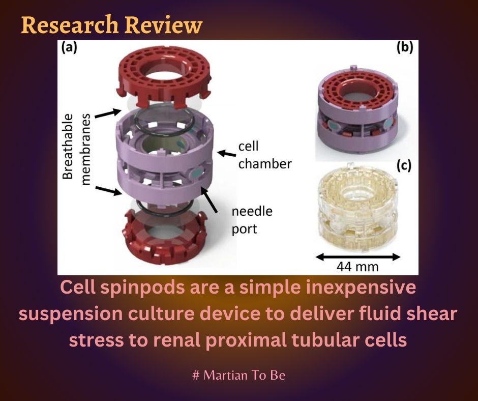 Cell spinpods are a simple inexpensive suspension culture device to deliver fluid shear stress to renal proximal tubular cells